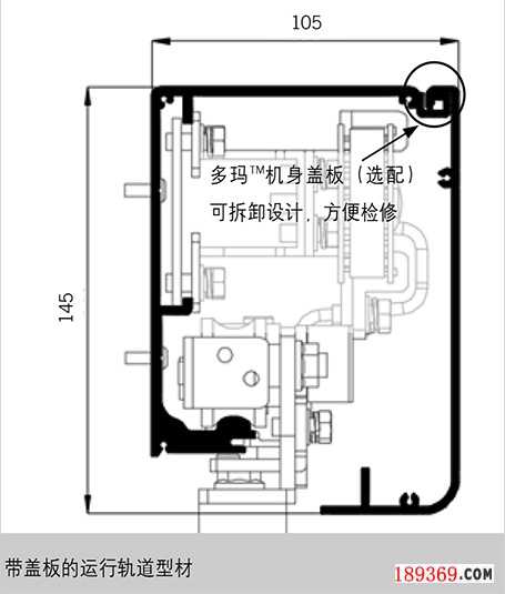 多玛自动门轨道